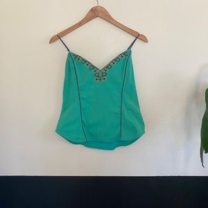 3/$30 Free People tank with cute embroidery